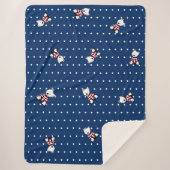 KiniArt 1st Mate Westie Sherpa Blanket Deken (Voorkant)