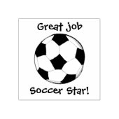 KiniArt Aangepast Voetbal Rubberstempel (Afrduk)
