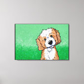 KiniArt Abriot Goldendole Canvas Afdruk (Voorkant)