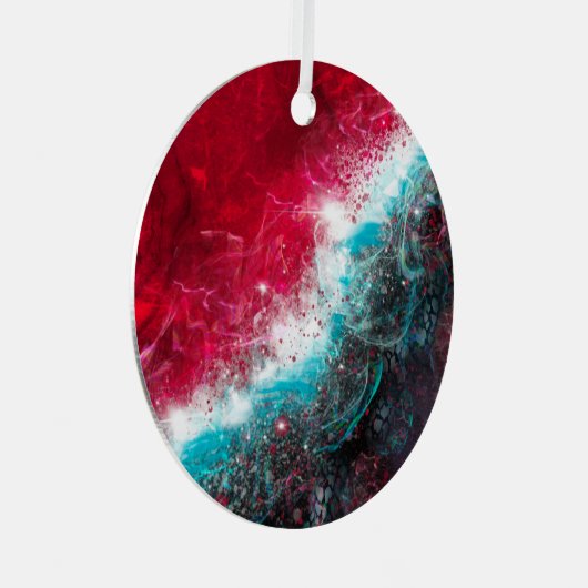 KiniArt Abstracte Art Metal Ornament (Voorkant Rechts)