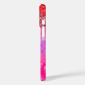 KiniArt Abstracte roze & Gold iPhone case (Achterkant / Links)