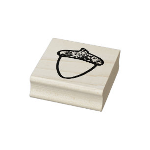 KiniArt Acorn Rubber Stamp Rubberstempel