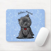 KiniArt Affenpinscher Dog Mousepad Muismat (Met muis)