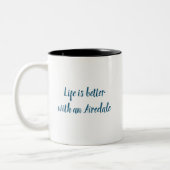 KiniArt Airedale Terrier Coffee Mok (Links)
