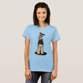 KiniArt Airedale Terrier T-shirt (Voorkant volledig)