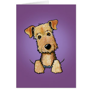 KiniArt Airedale Terrier Wenskaart