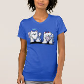 KiniArt American Eskimos T-shirt (Voorkant)