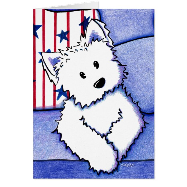 KiniArt American Westie (Voorkant)