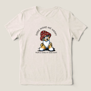 KiniArt Aussie Shepherd Hondenliefhebber T-shirt