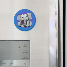 KiniArt Baby Olifant Magneet