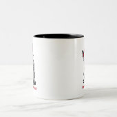 KiniArt Baby Rhino Tweekleurige Koffiemok (Center)