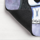 KiniArt Basset Bloemenmeisje Muismat (Hoek)