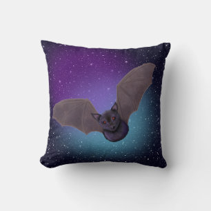 KiniArt Bat Halloween Kussen