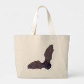 KiniArt Bats Halloween Grote Tote Bag (Achterkant)