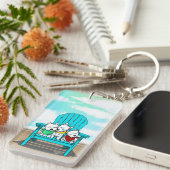 KiniArt Beach Westies Sleutelhanger (Voorkant Rechts)