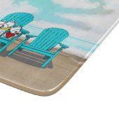 KiniArt Beach Westies Snijplank (Hoek)