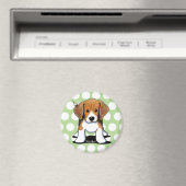 KiniArt Beagle Pup Magneet (Insitu (Vaatwasser))