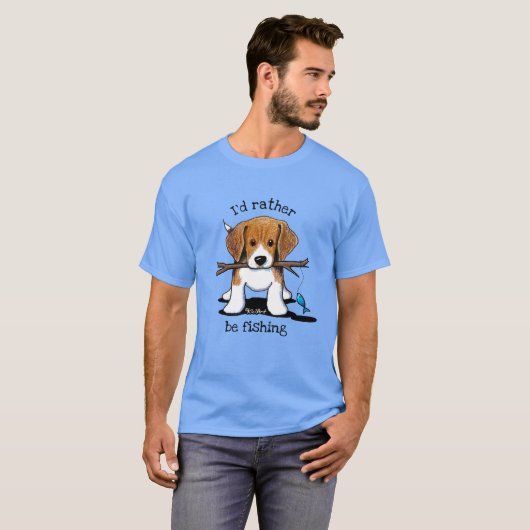 KiniArt Beagle Pup T-Shirt (Voorkant volledig)
