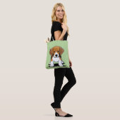 KiniArt Beagle Puppy Tote Bag (Op model)