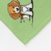 KiniArt Beagles Fleece Blanket Deken (Hoek)