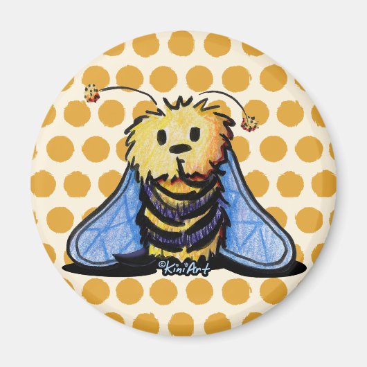 KiniArt Bee Magnet (Voorkant)