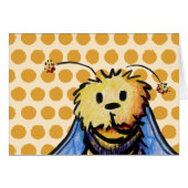 KiniArt Bee Notecard (Voorkant Horizontaal)