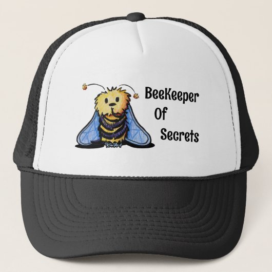 KiniArt Beekeeper Trucker Hat Pet (Voorkant)