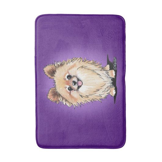 KiniArt Bella Pom Badmat (Voorkant Verticaal)