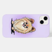 KiniArt Bella Pom Case-Mate iPhone Case (Achterkant (horizontaal))