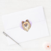 KiniArt Bella Pom Hart Sticker (Envelop)