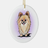 KiniArt Bella Pom Keramisch Ornament (Rechts)