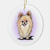 KiniArt Bella Pom Keramisch Ornament (Links)