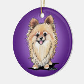 KiniArt Bella Pom Keramisch Ornament (Links)
