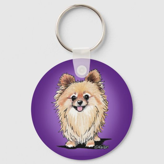 KiniArt Bella Pom Sleutelhanger (Voorkant)