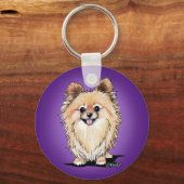 KiniArt Bella Pom Sleutelhanger (Voorkant)