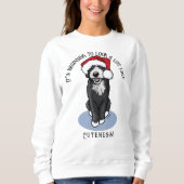 KiniArt Bernadoedle Kerstshirt Trui (Voorkant)