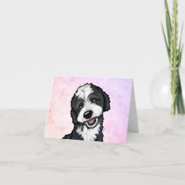 KiniArt Bernadoodle Bedankkaart