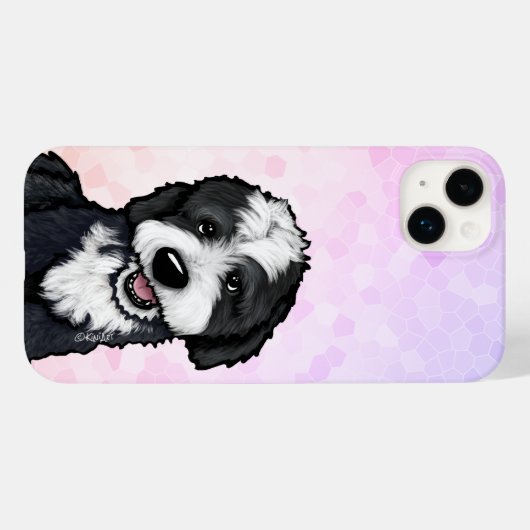 KiniArt Bernadoodle Case-Mate iPhone Case (Achterkant (horizontaal))