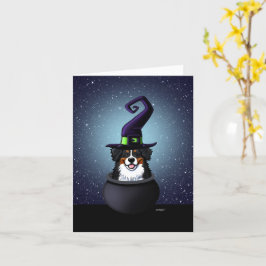 KiniArt Bernese Halloween Kaart