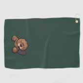 KiniArt Bever Golfhanddoek (Horizontaal)