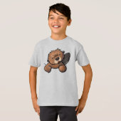 KiniArt Bever T-shirt (Voorkant volledig)