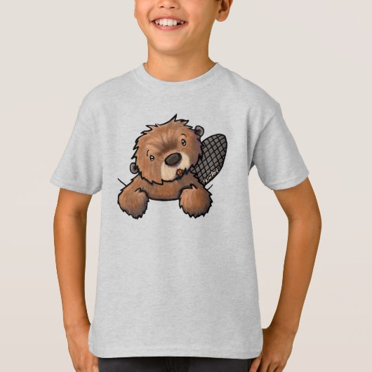 KiniArt Bever T-shirt (Voorkant)