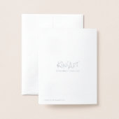 KiniArt Bichon Frise Folie Kaarten (Met envelop)