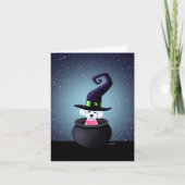 KiniArt Bichon Frise Halloween Feestdagen Kaart (Voorkant)