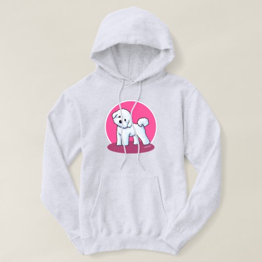 KiniArt Bichon Frise Hoodie (Design voorkant)