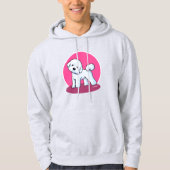 KiniArt Bichon Frise Hoodie (Voorkant)