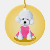 KiniArt Bichon Frise Ornament (Voorkant)
