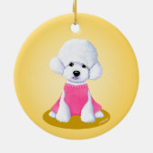 KiniArt Bichon Frise Ornament (Achterkant)