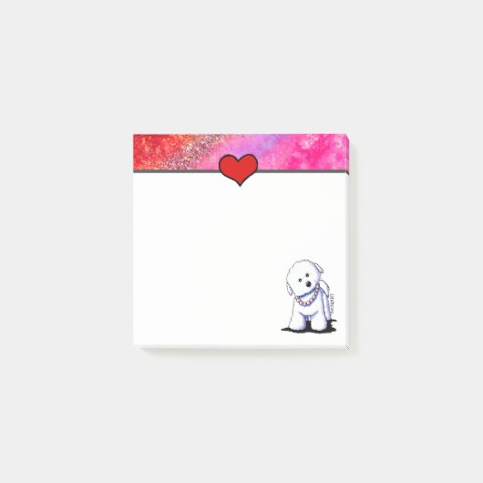 KiniArt Bichon Frise Post-it® Notes (Voorkant)