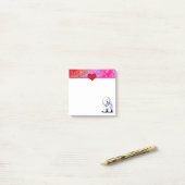 KiniArt Bichon Frise Post-it® Notes (Op bureau)